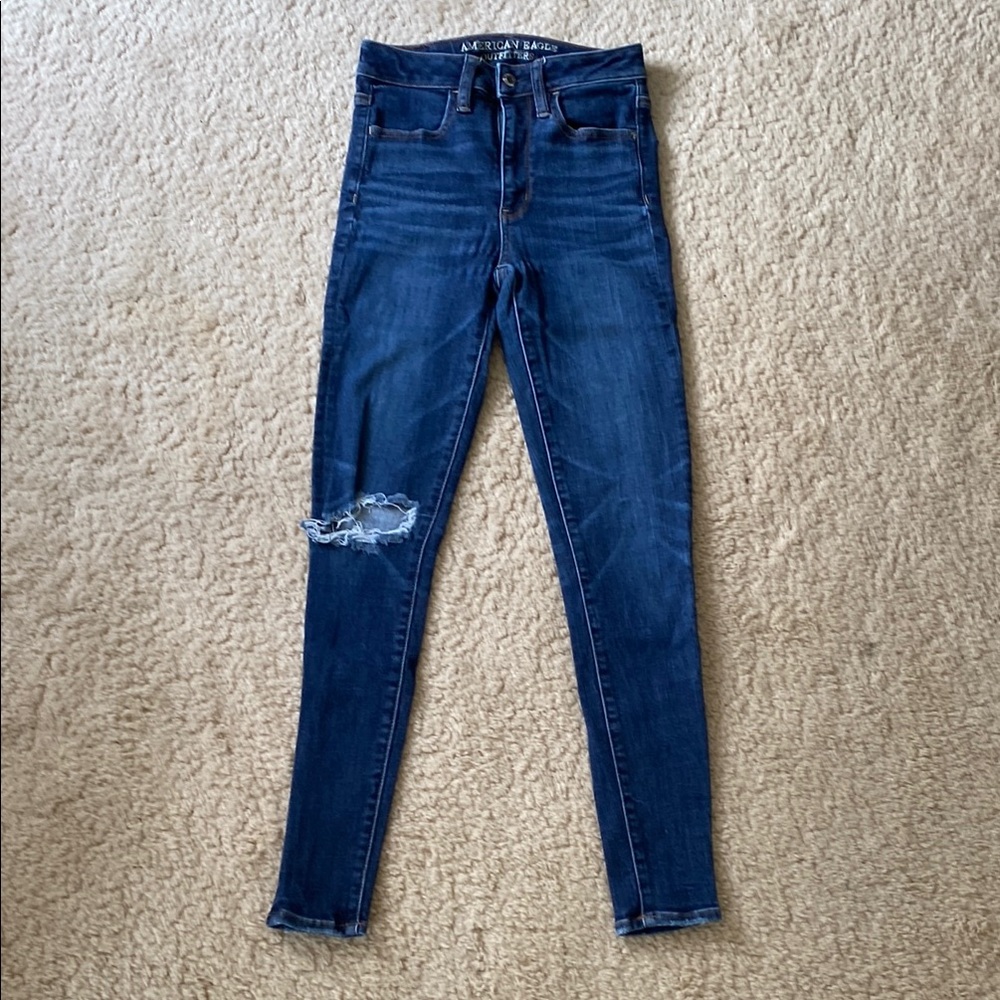 American Eagle Outfitters Blue High Rise Jeggings